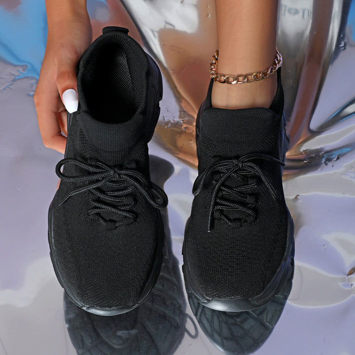 Dame Sporty High-Performance Sneakers med åndbart overmateriale og fleksibel sål Stilla