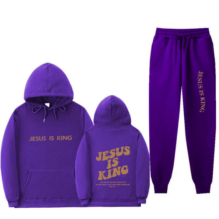 Dame Sweatshirt og Joggingbukser Sæt Skovae