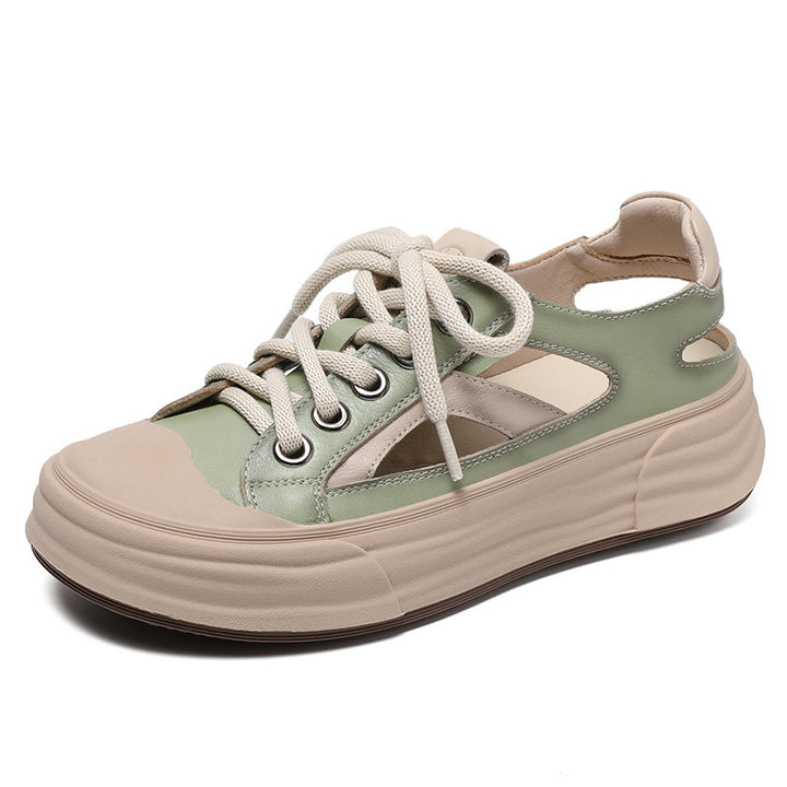 Kvinder Åndbar Snøre-Chunky-Sneakers Stilla