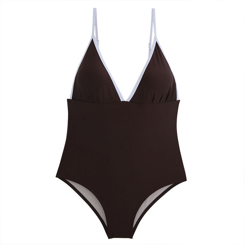 Dame V-udskæring Monokini Badetøj Stilla