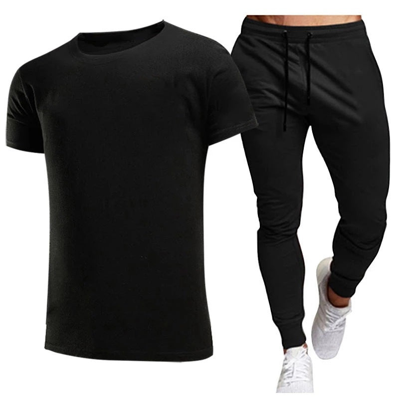 Herrer komfortable fritidsoverdele med shorts Stilla
