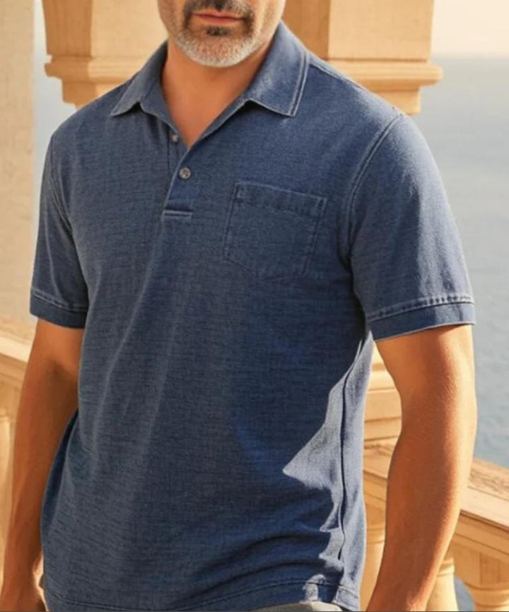 Herre Kortærmet Polo T-shirt Stilla