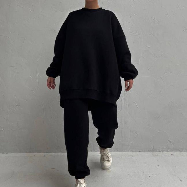 Dame hyggeligt Oversized Sweatpants sæt Stilla