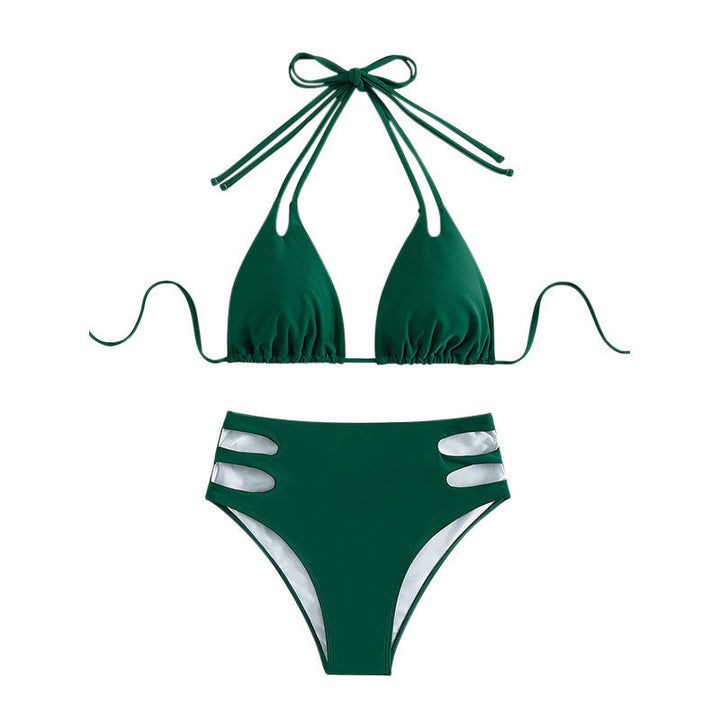 Dame Bikini-Sæt med høj benudskæring og stilfulde Cut-Outs Stilla