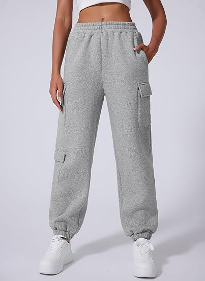 Dame Cargo-Style Sweatpants Stilla