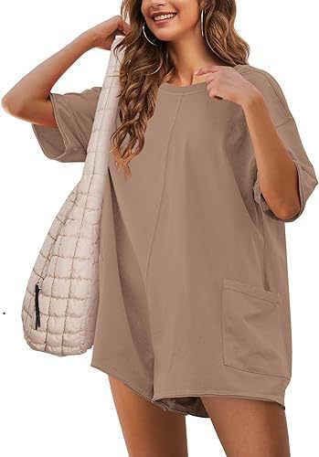 Dame Oversized Fritidsshorts med Lommer Stilla