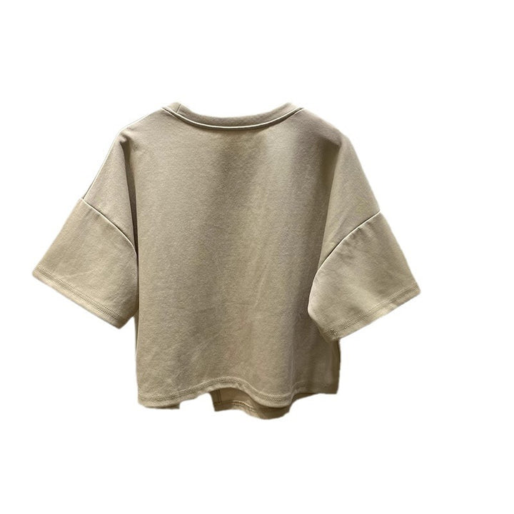 Dame Asymmetrisk Kant Overstørrelse T-shirt Stilla
