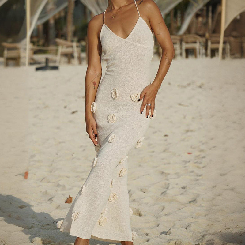 Stilla | Forførende Rygfri Bind-Up Bodycon Maxi Nederdel