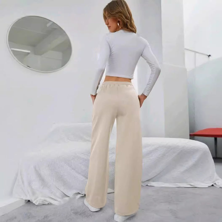 Kvinders brede fritidsbukser med elastisk talje Skovae