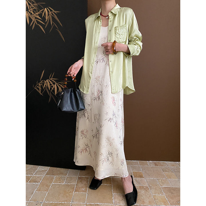 Women casual blouse with fine texture and fashionable cut Stilla