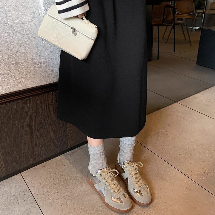 Dame Retro-inspirerede Metal Sneaker Stilla