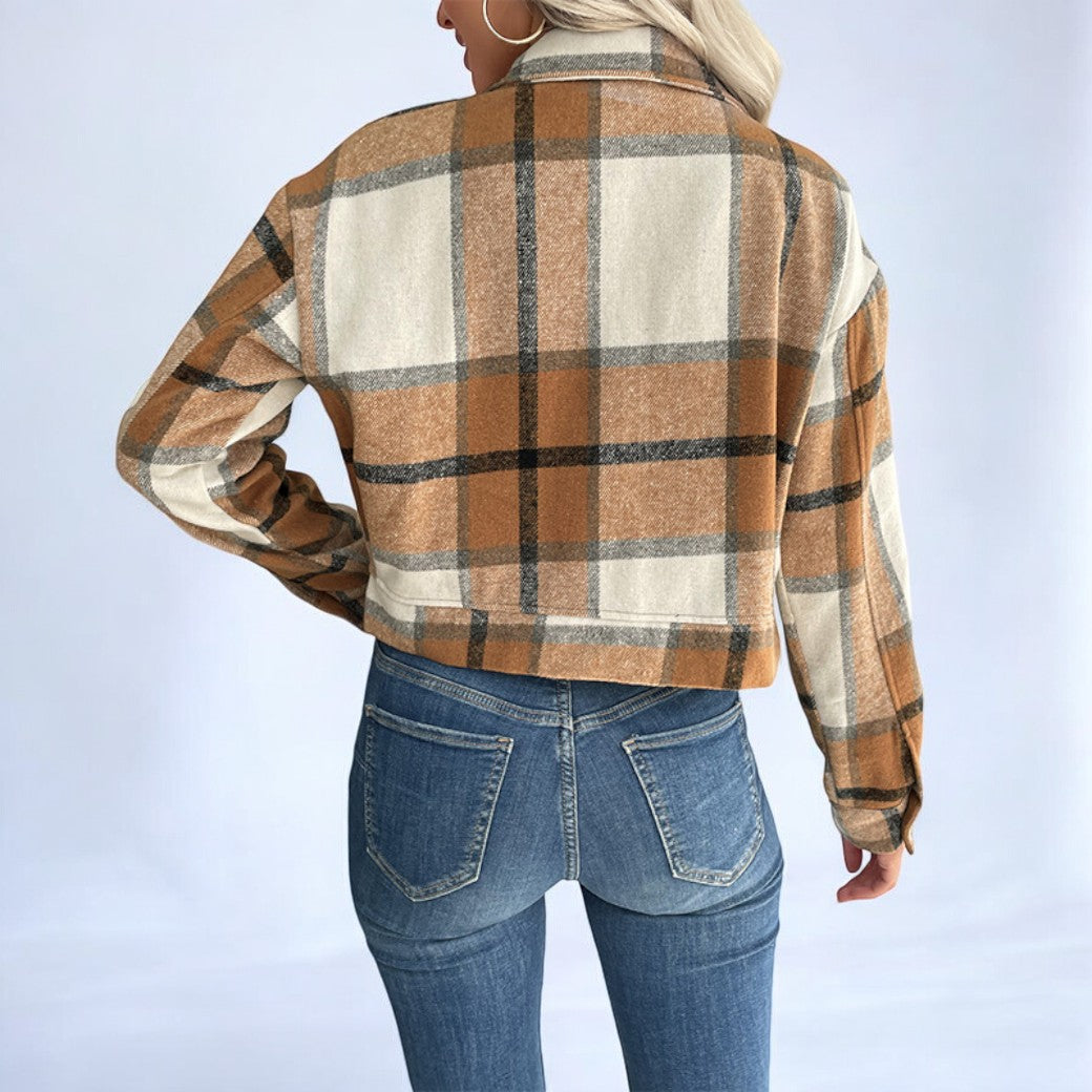 Stilla | Trendy Karo jakke