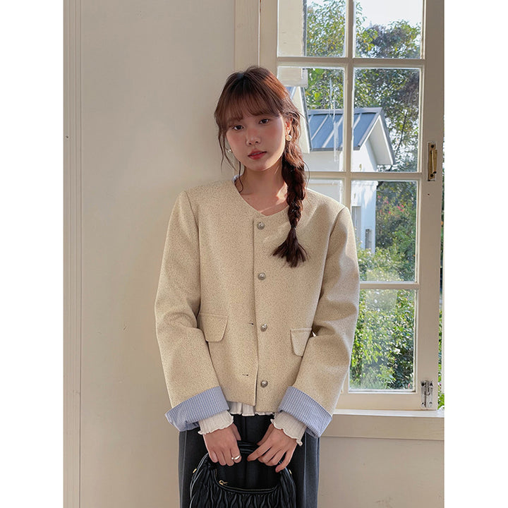 Dame struktureret cardigan fra Stilla