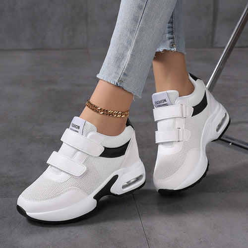 Dame Sneakers med velcro og luftpolstring Stilla