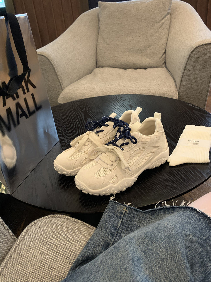 Dame Casual Athleisure Sneakers med åndbart mesh-design Stilla