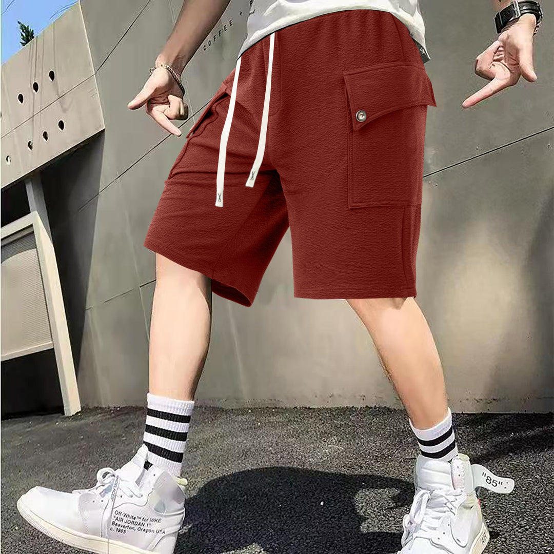 Herrer cargo-shorts med praktiske sidelommer og justerbar talje Stilla