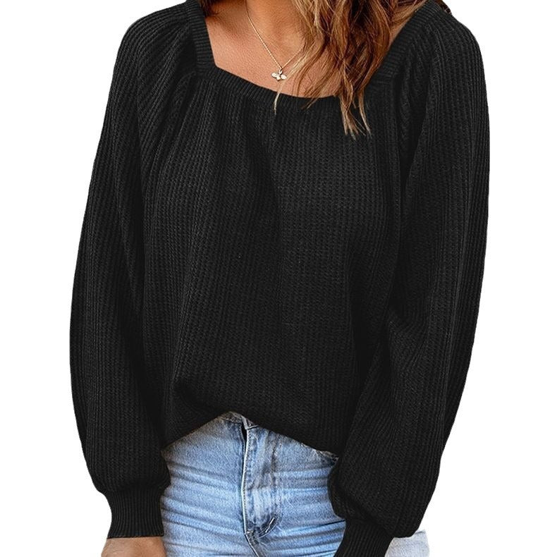 Dame Løs Sweater med voluminøse Ærmer Stilla
