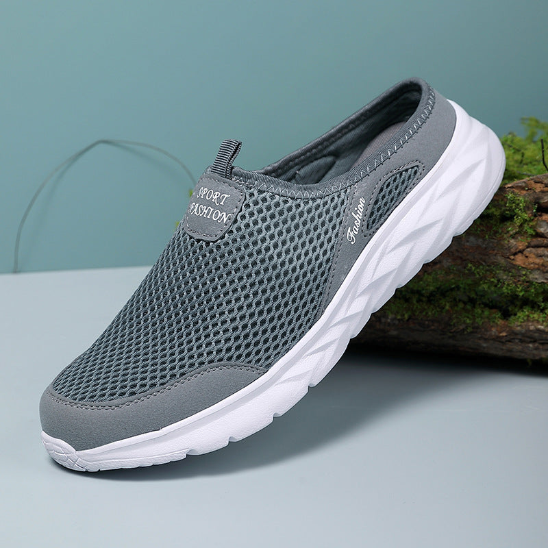 Herrer Letvægts Åndbare Slip-On Gå Sko Stilla