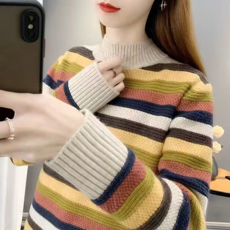 Damer Komfortabel og stilfuld sweater med struktureret mønster Stilla