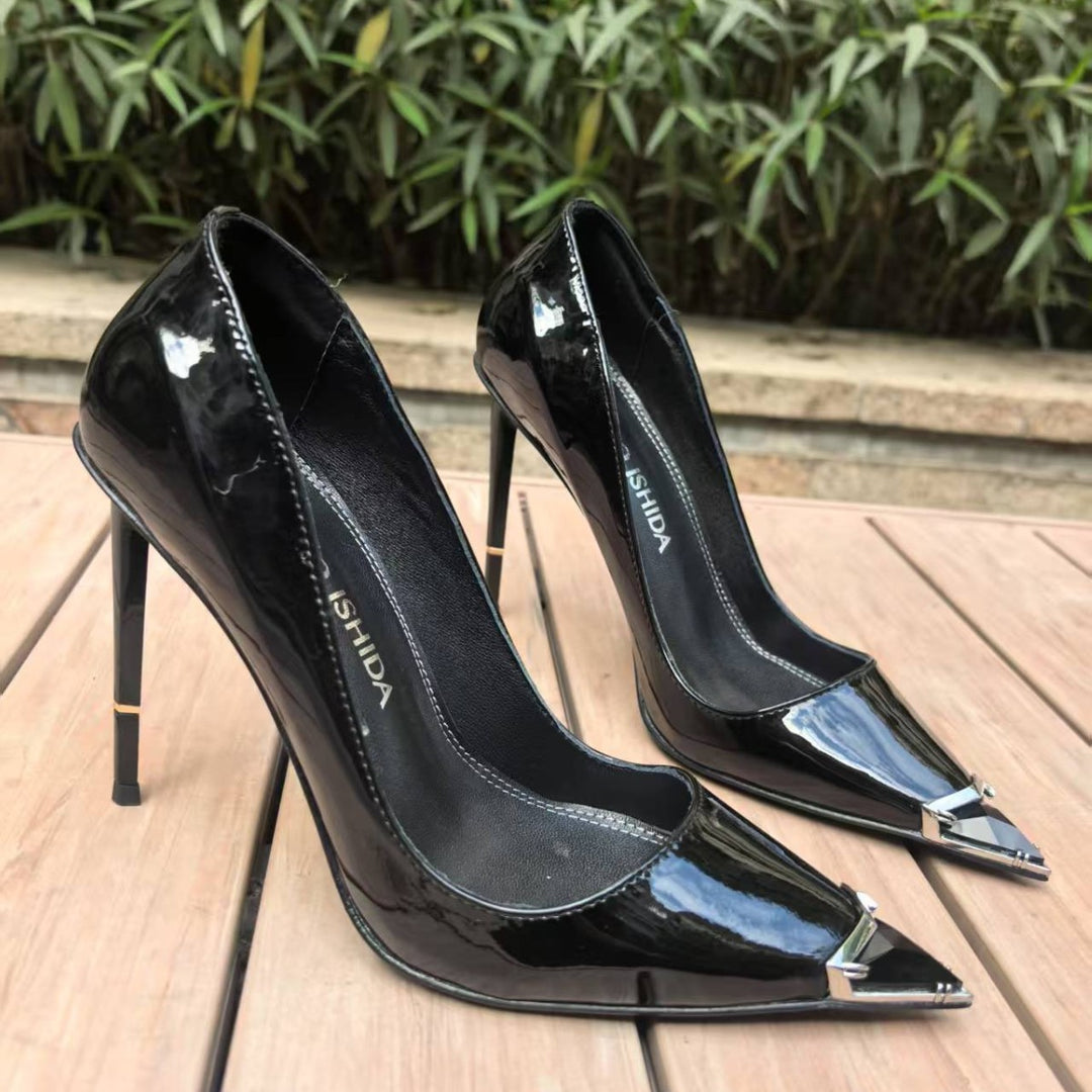 Femme Elegante Spidse Hæle Stilla