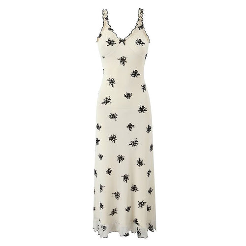 Stilla | Flydende Spaghetti Strop Maxi Kjole