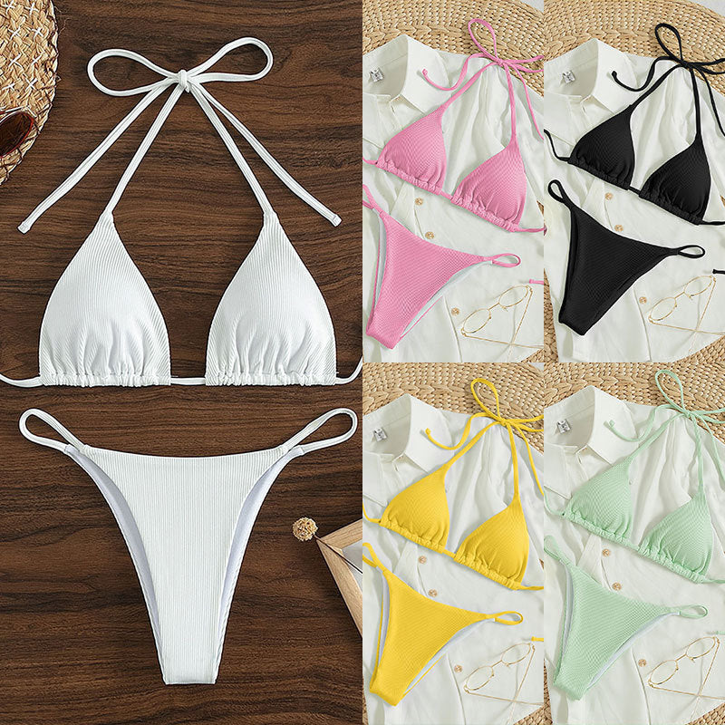 Dame triangulær bikini med smart bindesystem Skovae