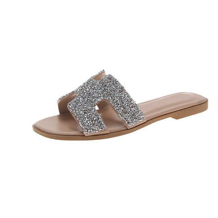 Damer Mode Rhinestone-sandaler i elegant design Stilla
