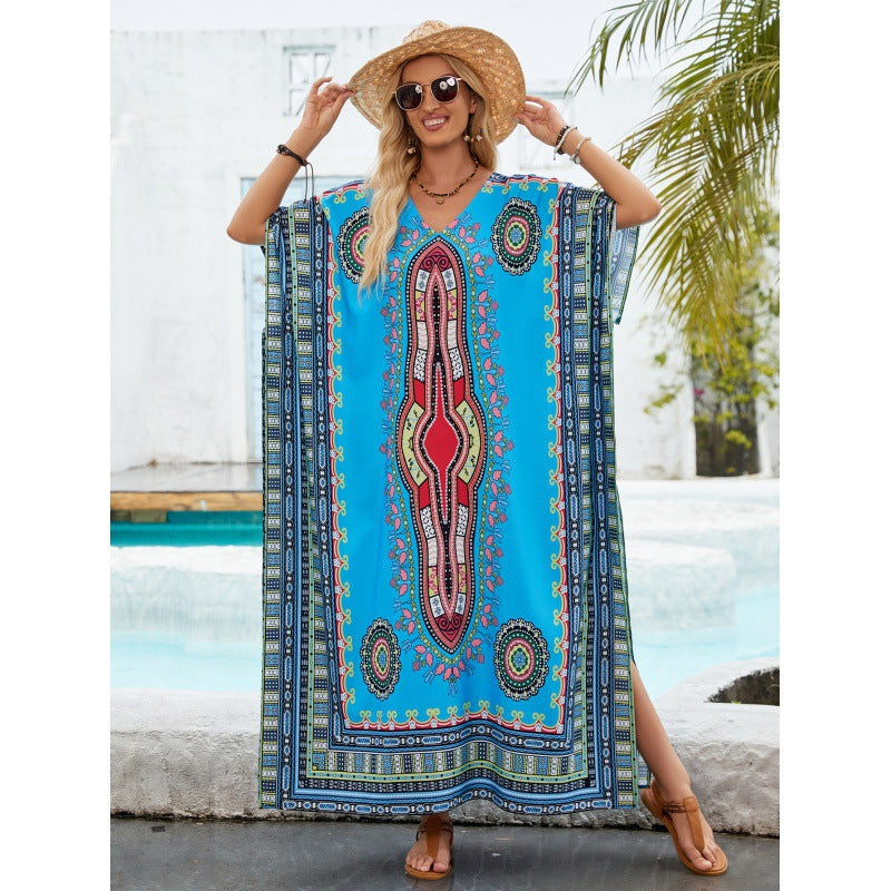 Femme Bohemian Maxi Kjole Stilla