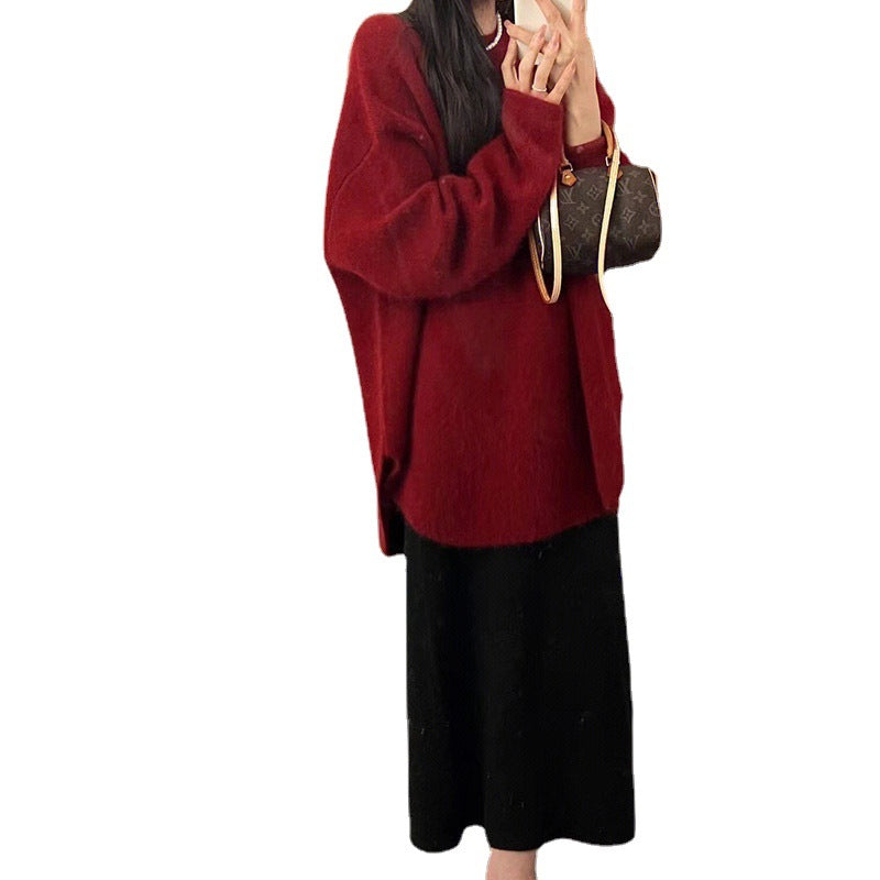 Femme Oversized Blød Strikpullover Stilla