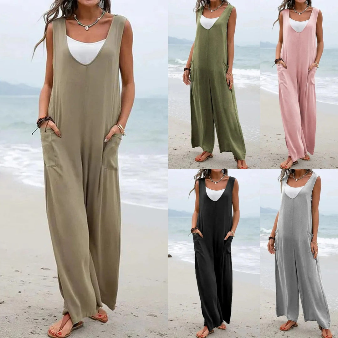 Dame Bredbenet Jumpsuit Stilla