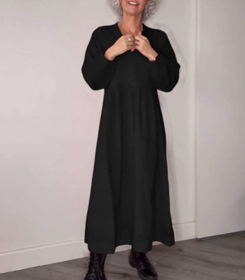 Dame Maxikjole med moderne snit og elegante detaljer Stilla