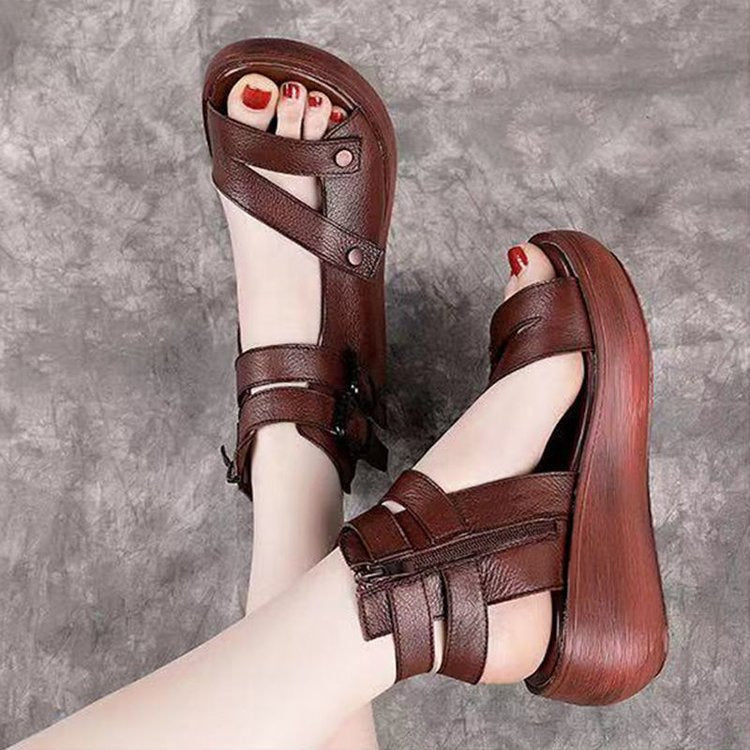 Dame Sandaler med moderne remdesign og elastisk fodseng Stilla