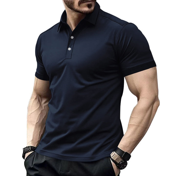 Herrer sporty polo t-shirt med fugttransporterende teknologi Stilla