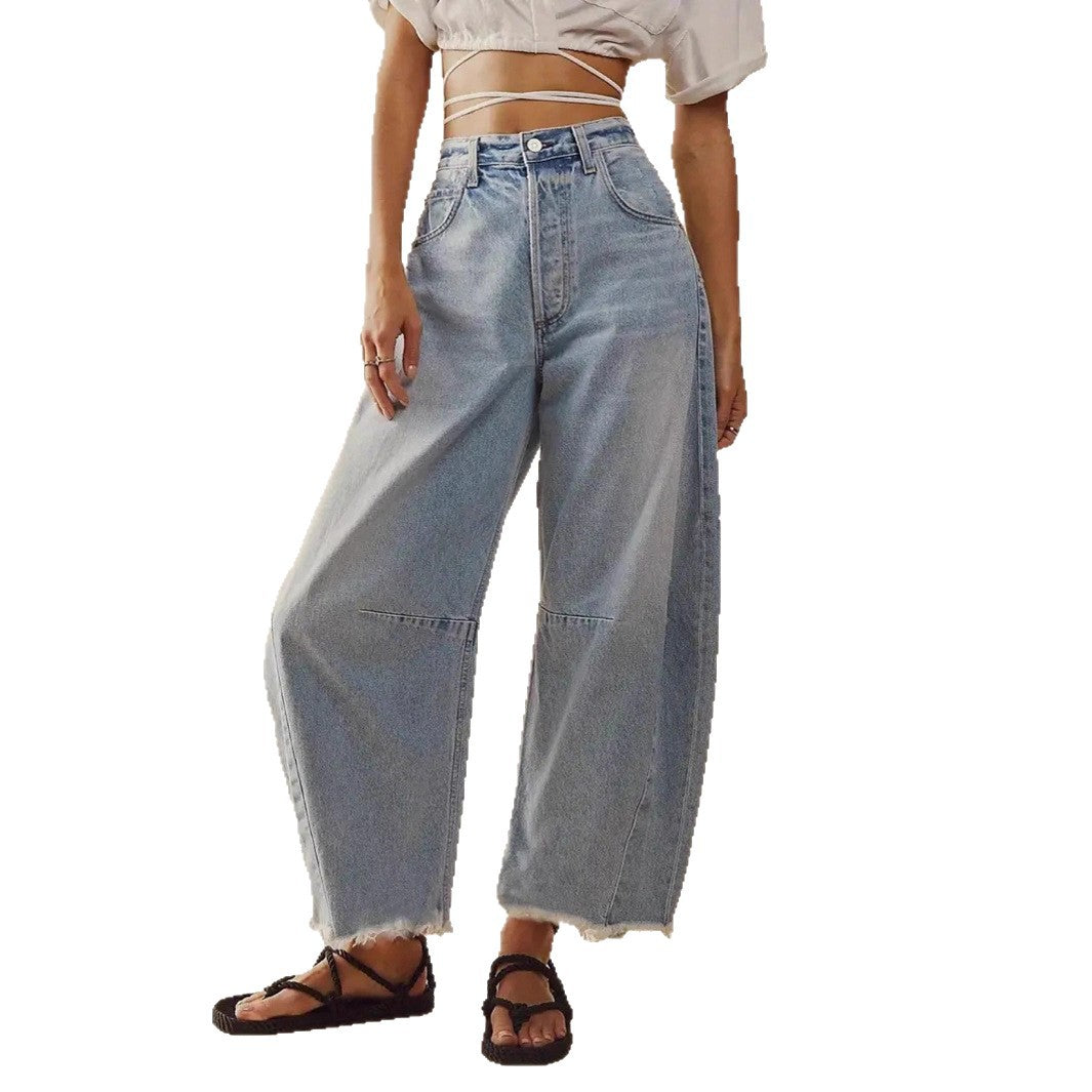 Damer Løse Jeans i Vintage-look Stilla