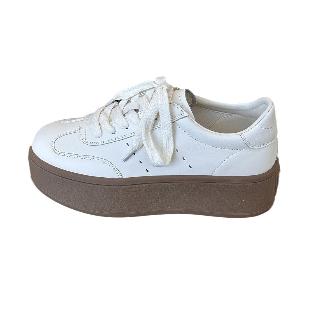 Femme platform snørebånd sneakers med polstret sål Stilla