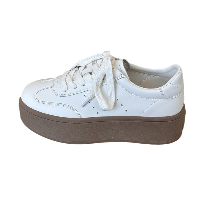 Femme platform snørebånd sneakers med polstret sål Stilla