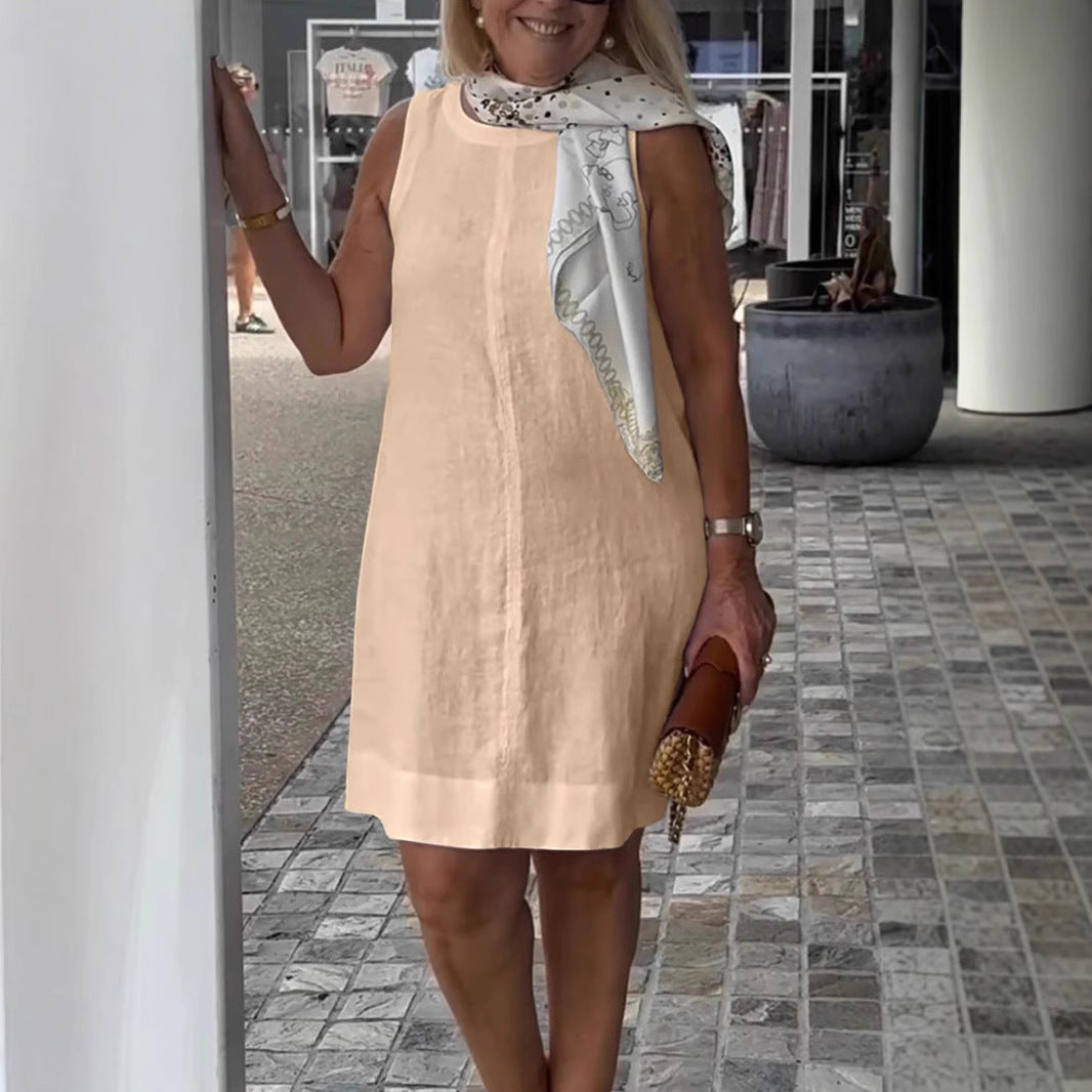 Dame Let sommerkjole med elegant snit og praktiske lommer Stilla