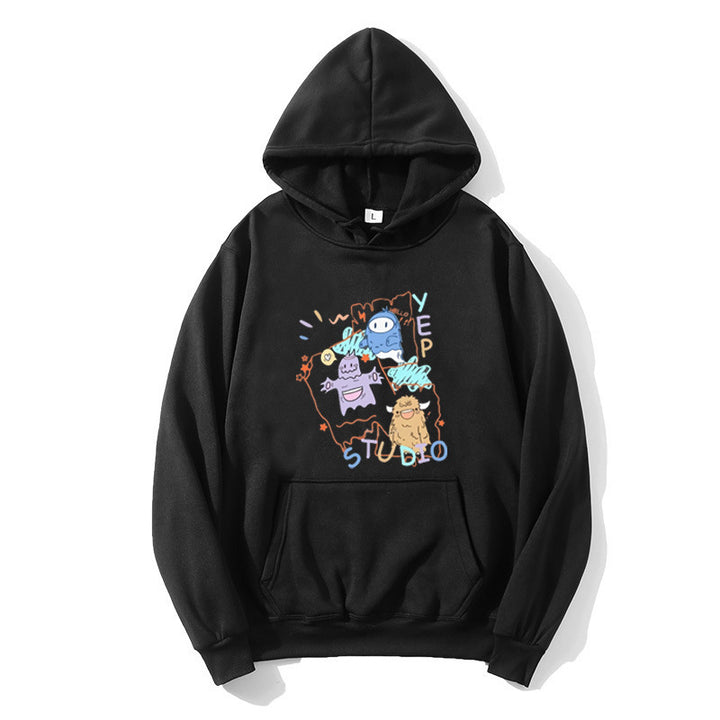 Kvinders hoodie med legende tegneserie design Skovae
