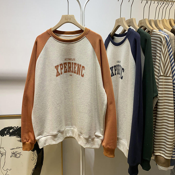Femme Casual Raglan-ærmer Sweatshirt Stilla