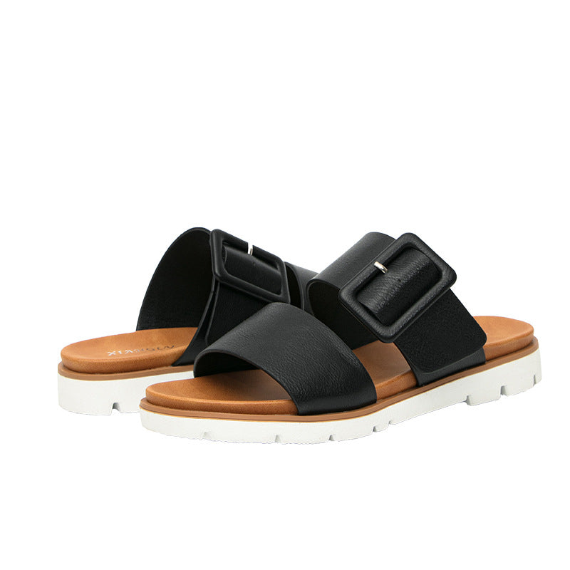 Dame sandaler med moderne spænde Stilla