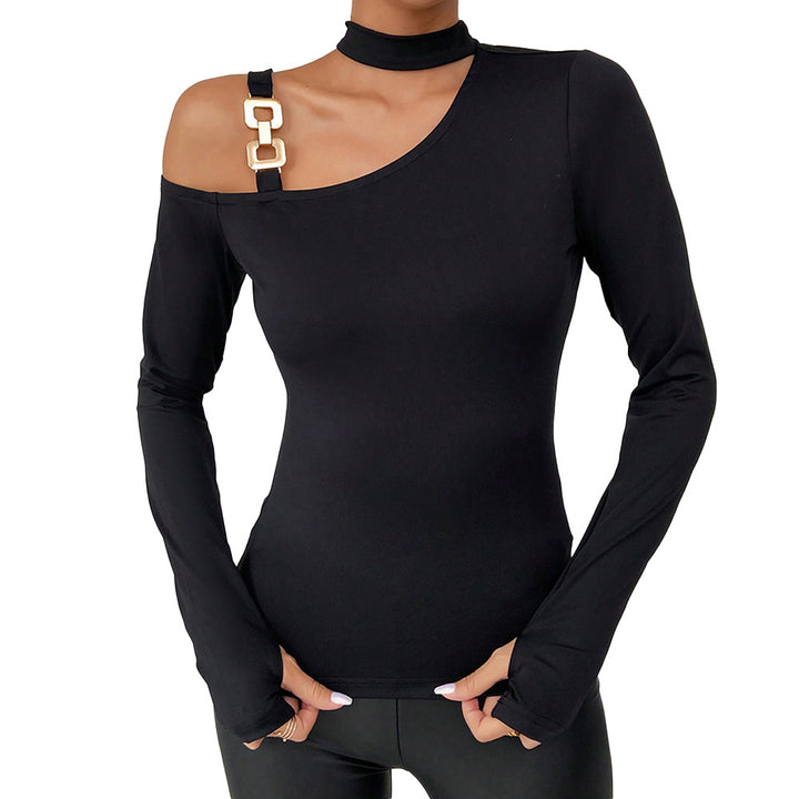 Kvinders bodysuit med off-the-shoulder design og elegant choker-halsudskæring Stilla