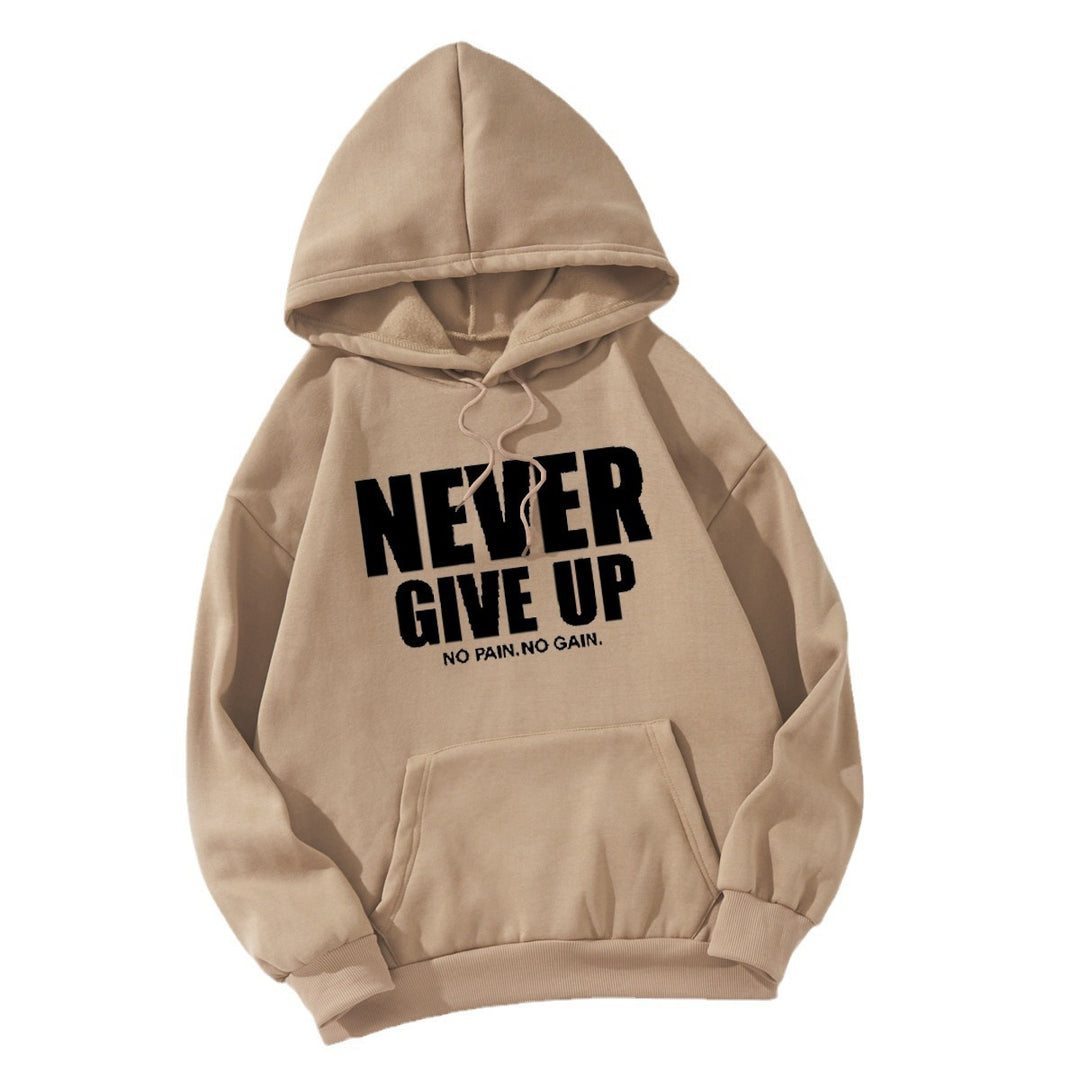 Kvindernes hoodie med motiverende skrifttype Skovae 1772613019