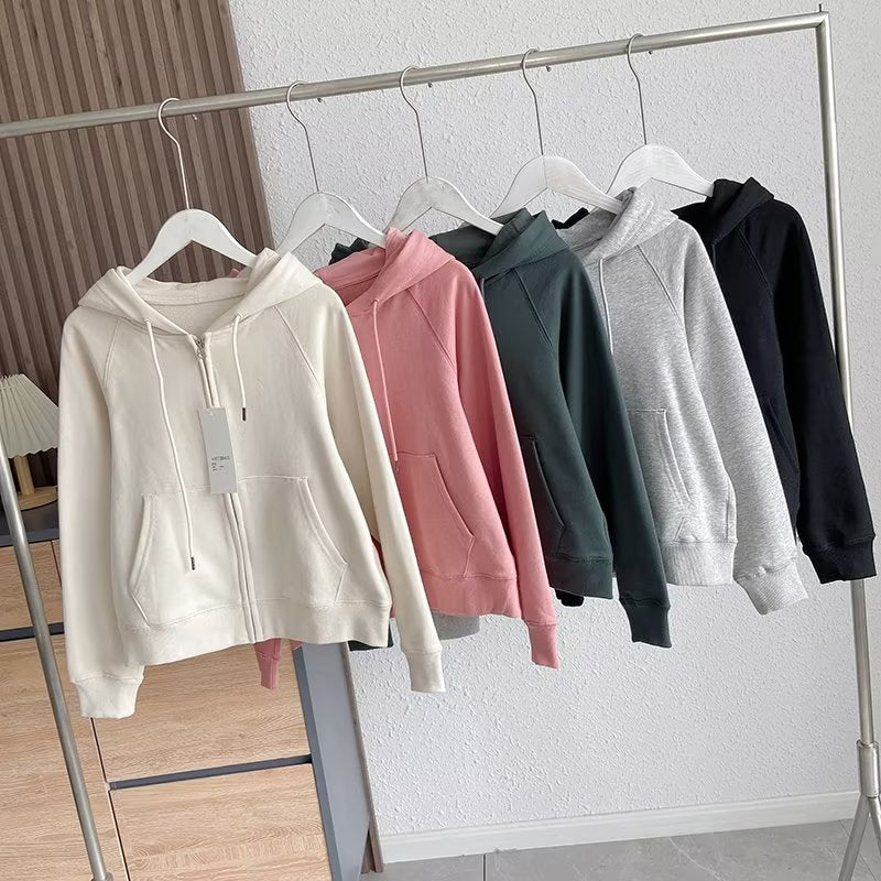 Damer casual hoodie jakke med sporty snit Stilla