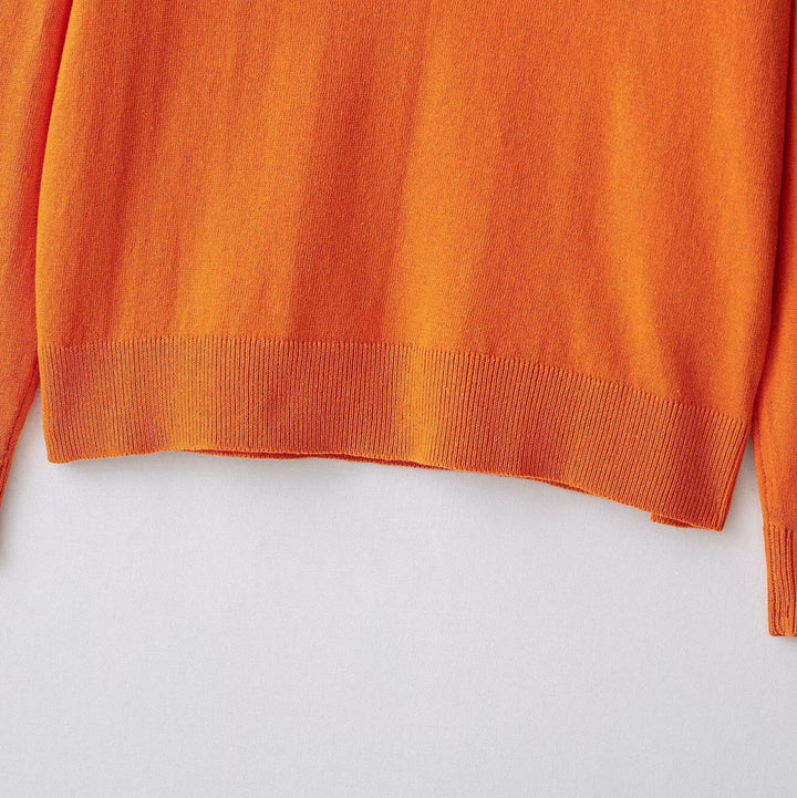 Dame elegant V-hals strikpullover Stilla