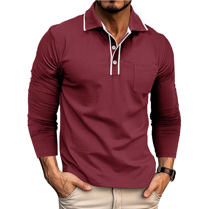 Herrer Langærmet Polo Shirt Stilla