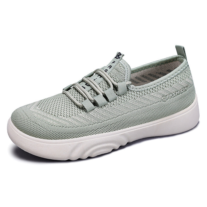Dame Åndbare Slip-On Sneakers med innovativ strik teknologi Stilla