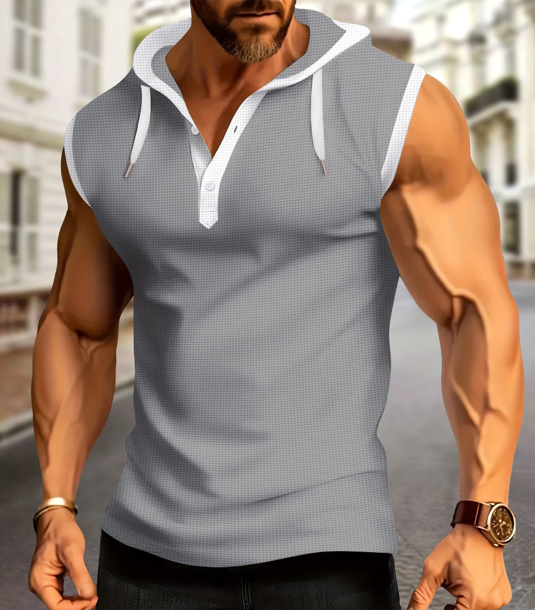 Mænd Kortærmet Hætte Performance Polo Shirt Stilla