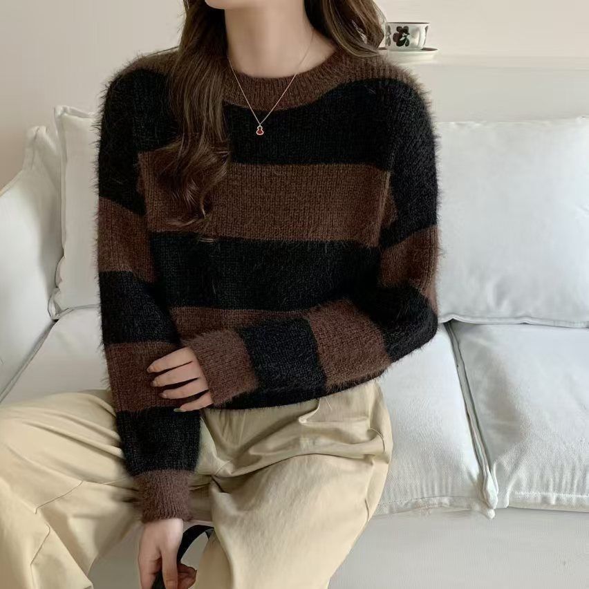 Kvinder stripe kram genser Stilla