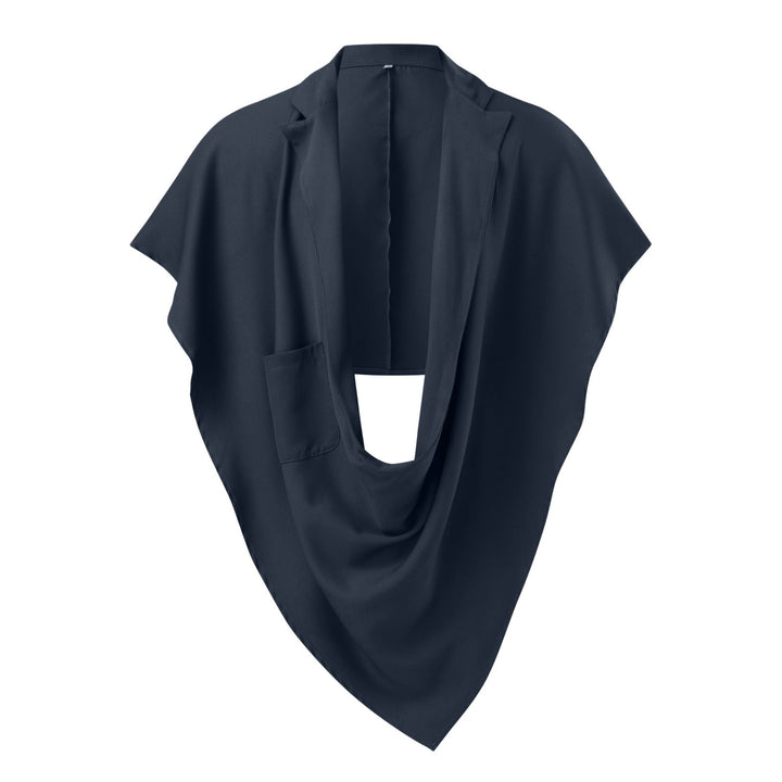 Dame moden oversized tørklæde med praktisk lomme Stilla