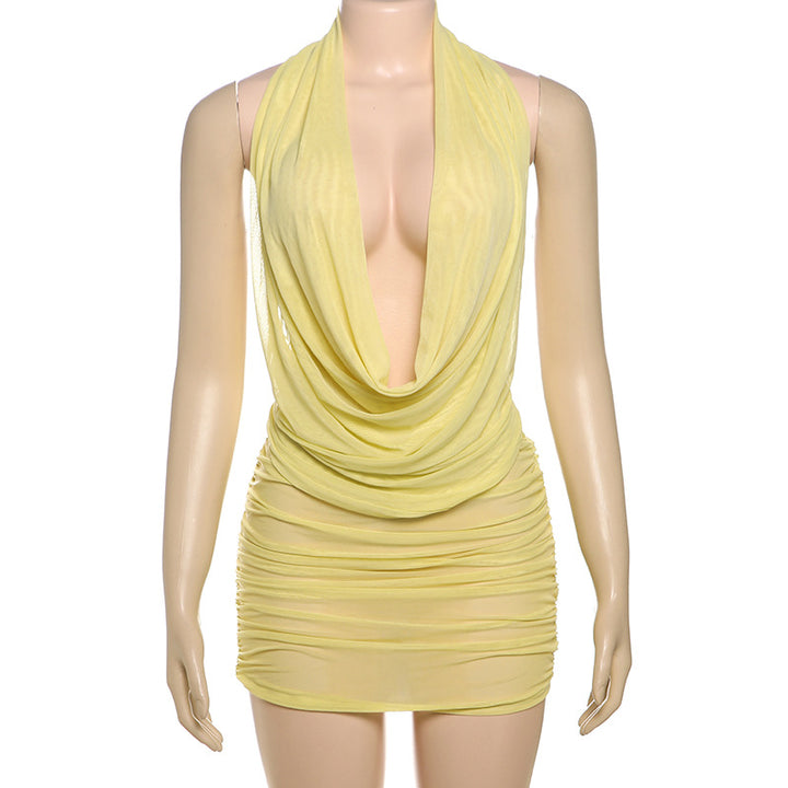Dame trendy wrap kjole Skovae